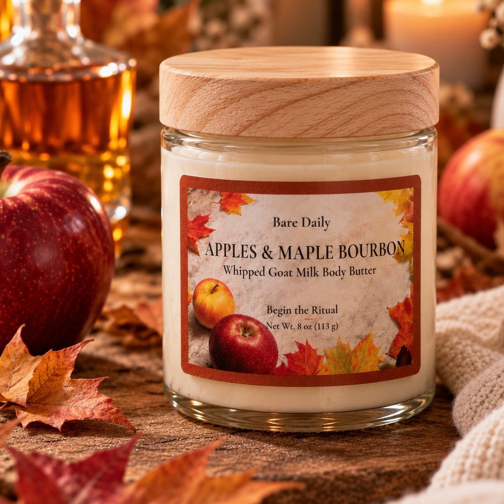 Artisan Apples and Maple Bourbon Whipped Goat Milk Body Butter