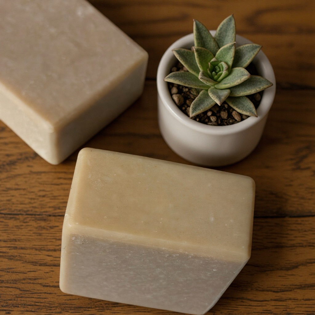Gentlemen’s Sandalwood (Chunky 5.5 oz Size Bar) — Premium Long-Lasting Goat Milk Soap
