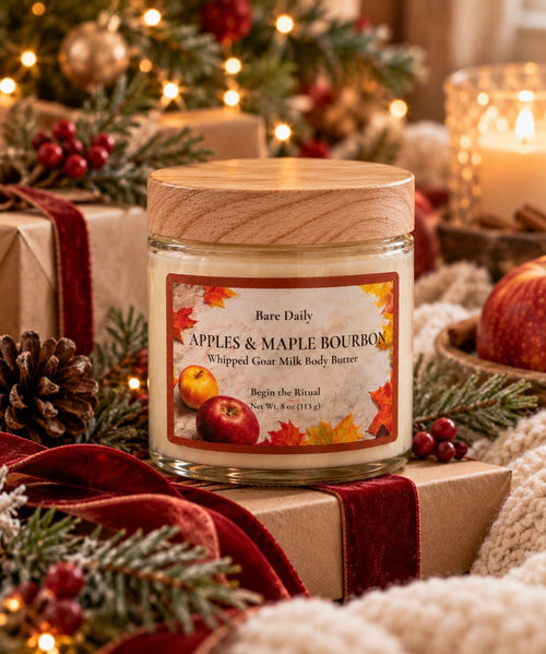 Artisan Apples and Maple Bourbon Whipped Goat Milk Body Butter