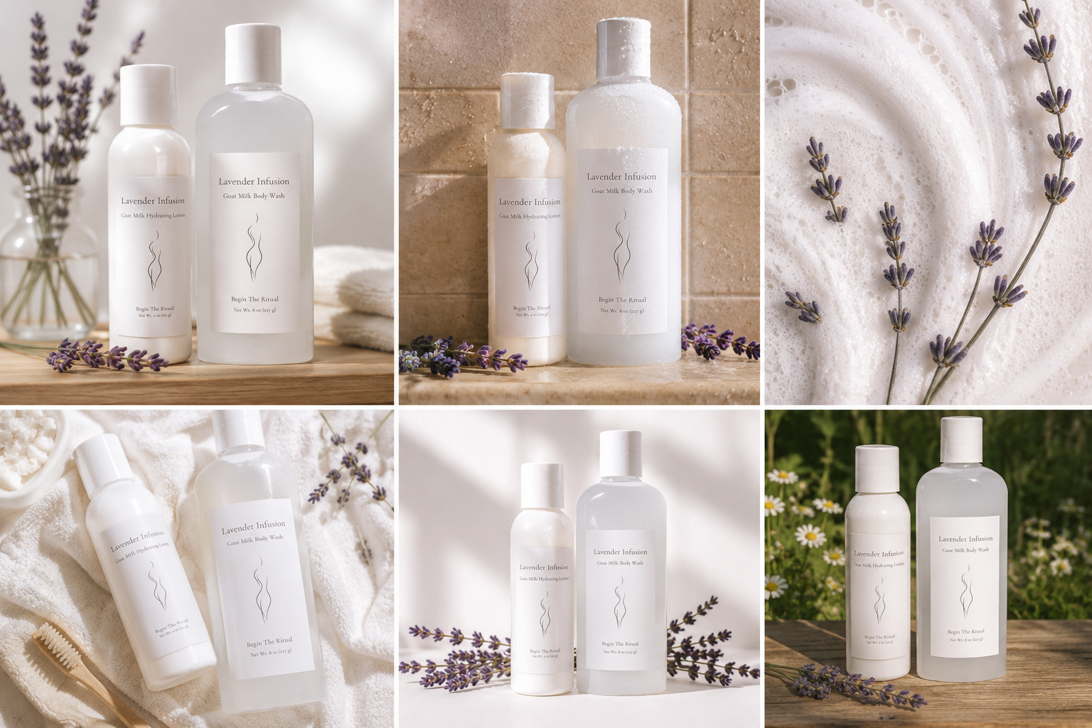Lavender Infusion Silky Bubble Bath & Hydrating Daytime Lotion Set