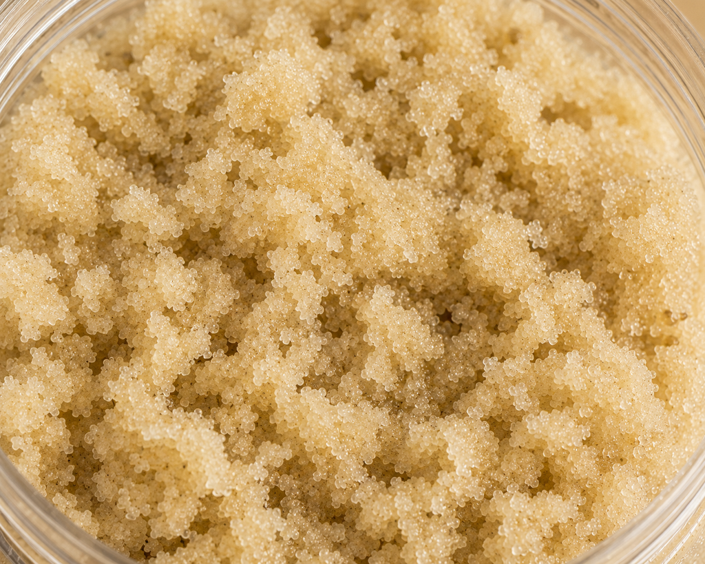 Bare Daily Lavender Infusion Sugar Scrub — Goat Milk, Shea, Cocoa & Mango Butter Exfoliating Body Scrub