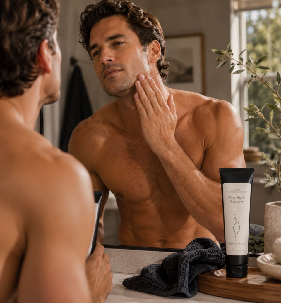 Post-Shave Recovery | Australian Sandalwood Aftershave Moisturizer for Men