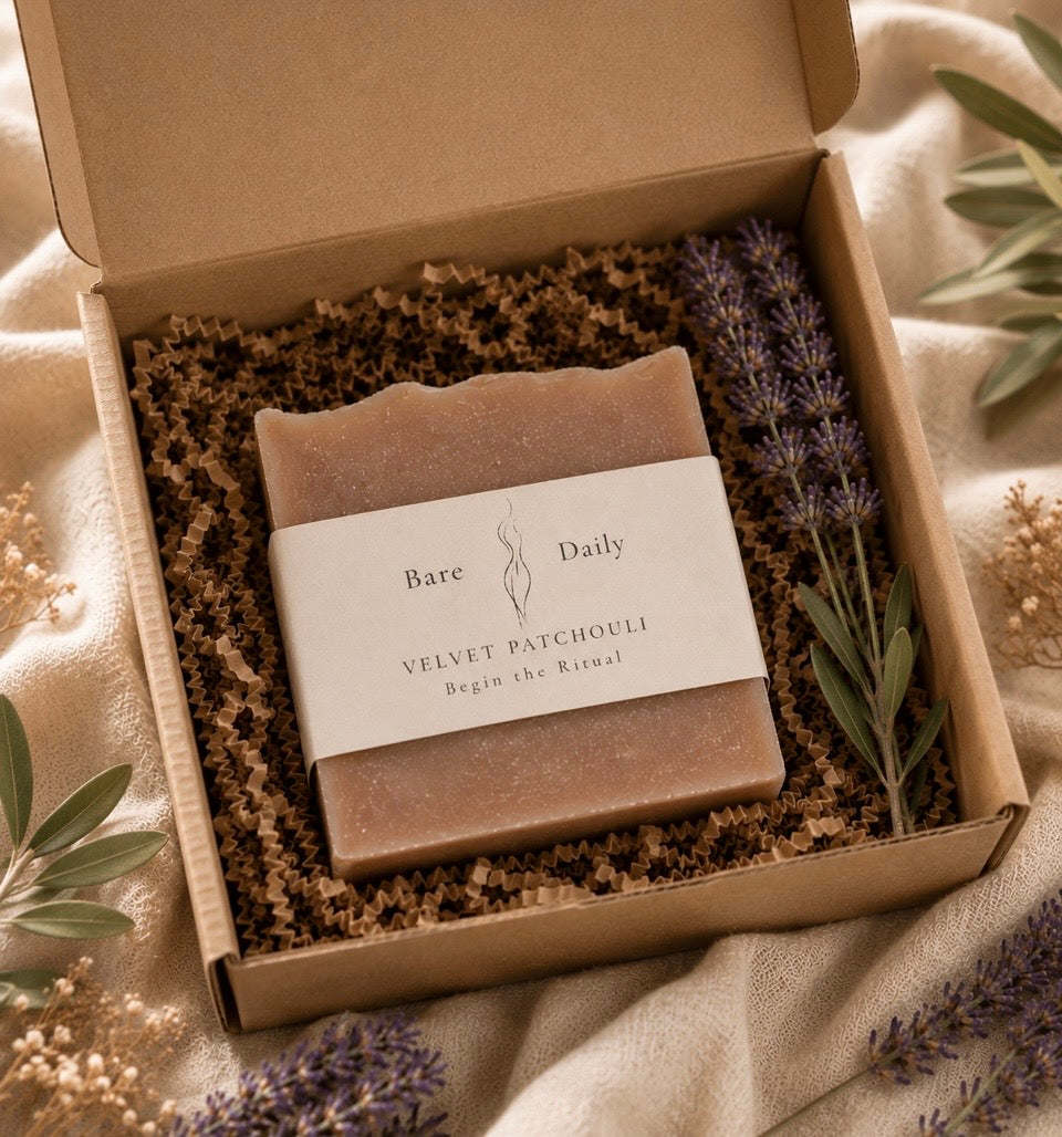 Velvet Patchouli Heritage Soap | Traditional Lard Soap with Goat Milk & Honey