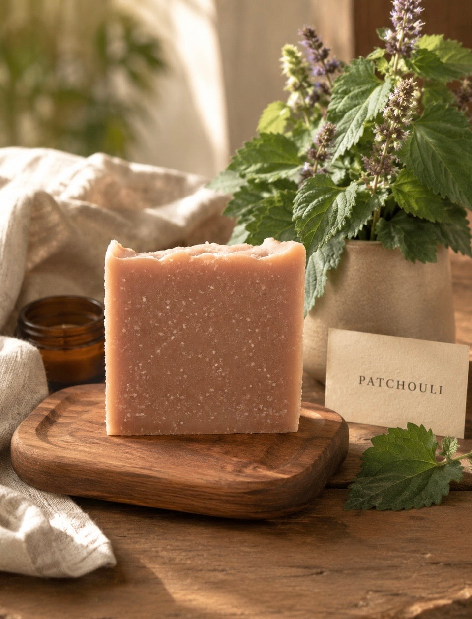Velvet Patchouli Heritage Soap | Traditional Lard Soap with Goat Milk & Honey