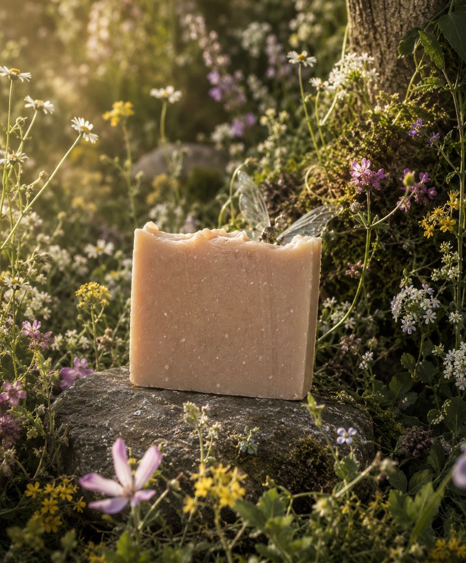 Fairy Garden Lard & Goat Milk Soap | Floral & Sweet Apple Lard Bar Soap