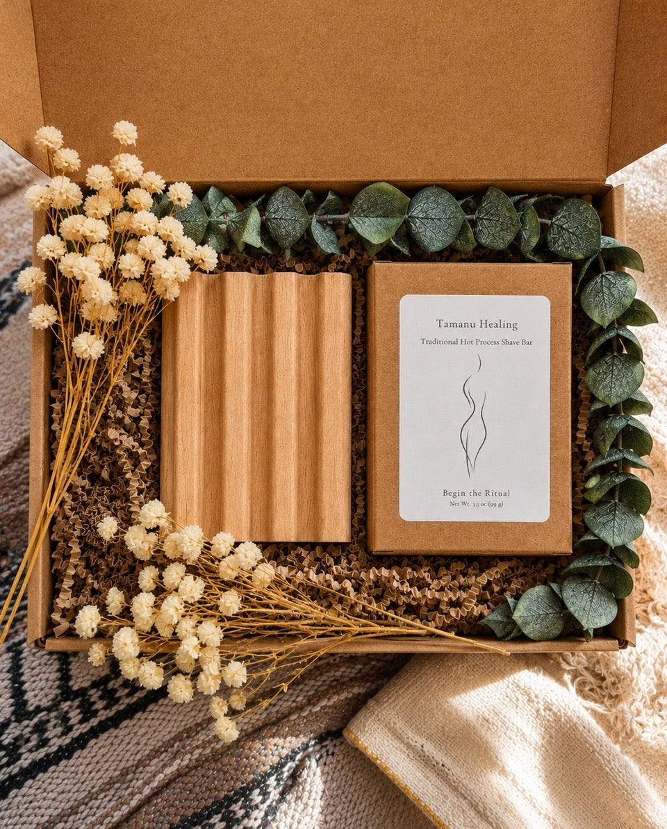 Tamanu Healing Shave Bar | Traditional Hot Process