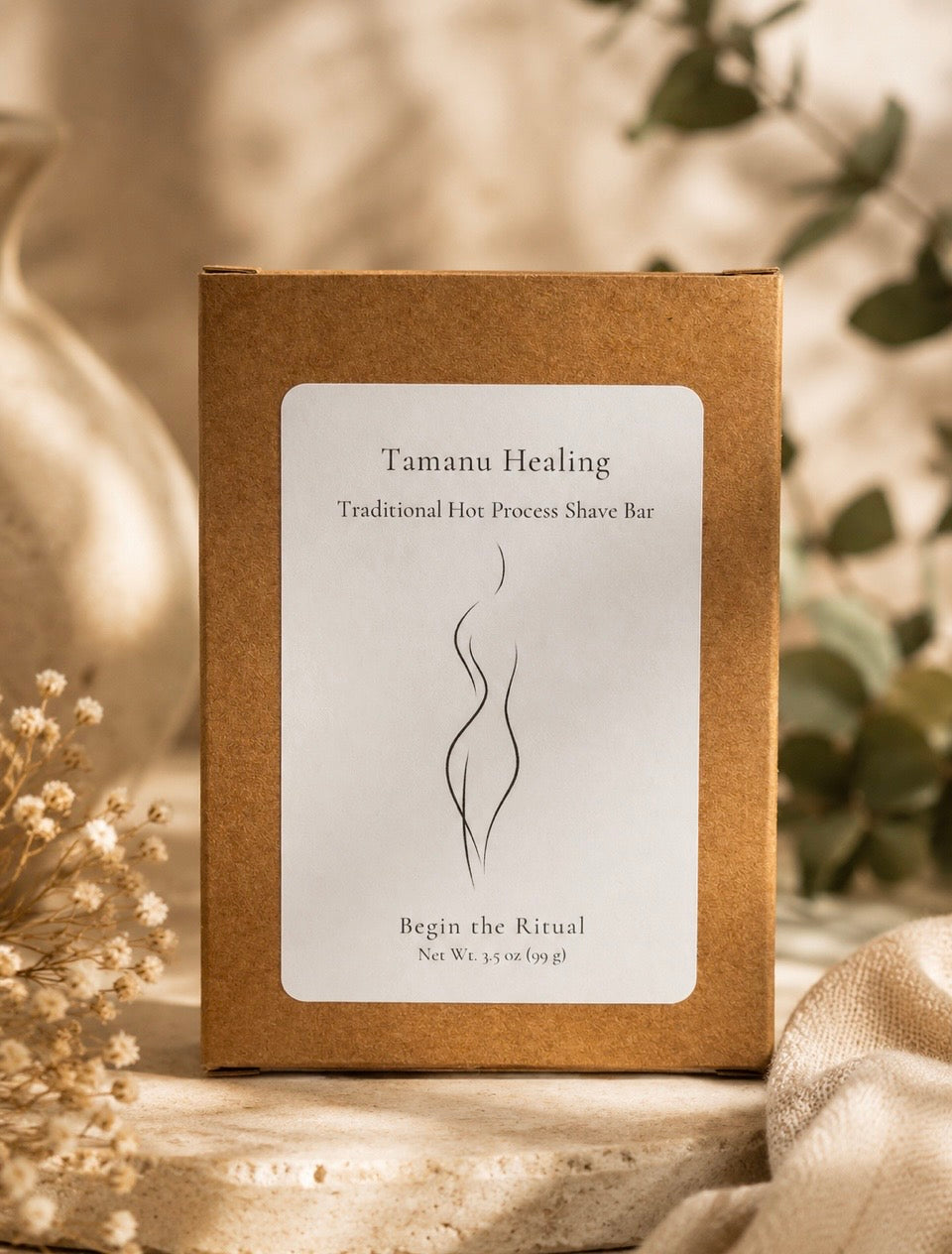 Tamanu Healing Shave Bar | Traditional Hot Process
