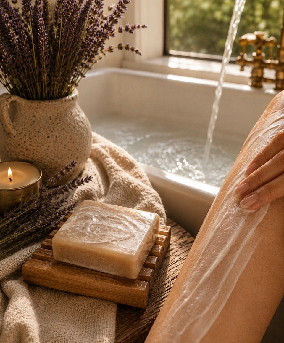 Bulgarian Lavender & Litsea Luxury Shaving Bar