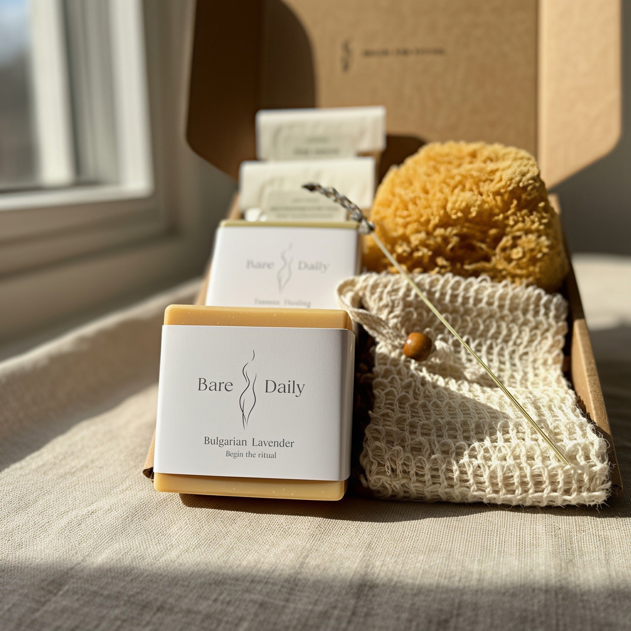 Lavender & Gentlemen’s Sandalwood Ritual Pair (Save $5 + Complimentary Shipping on all U.S. Orders) — 2-Bar Premium Soap Bundle