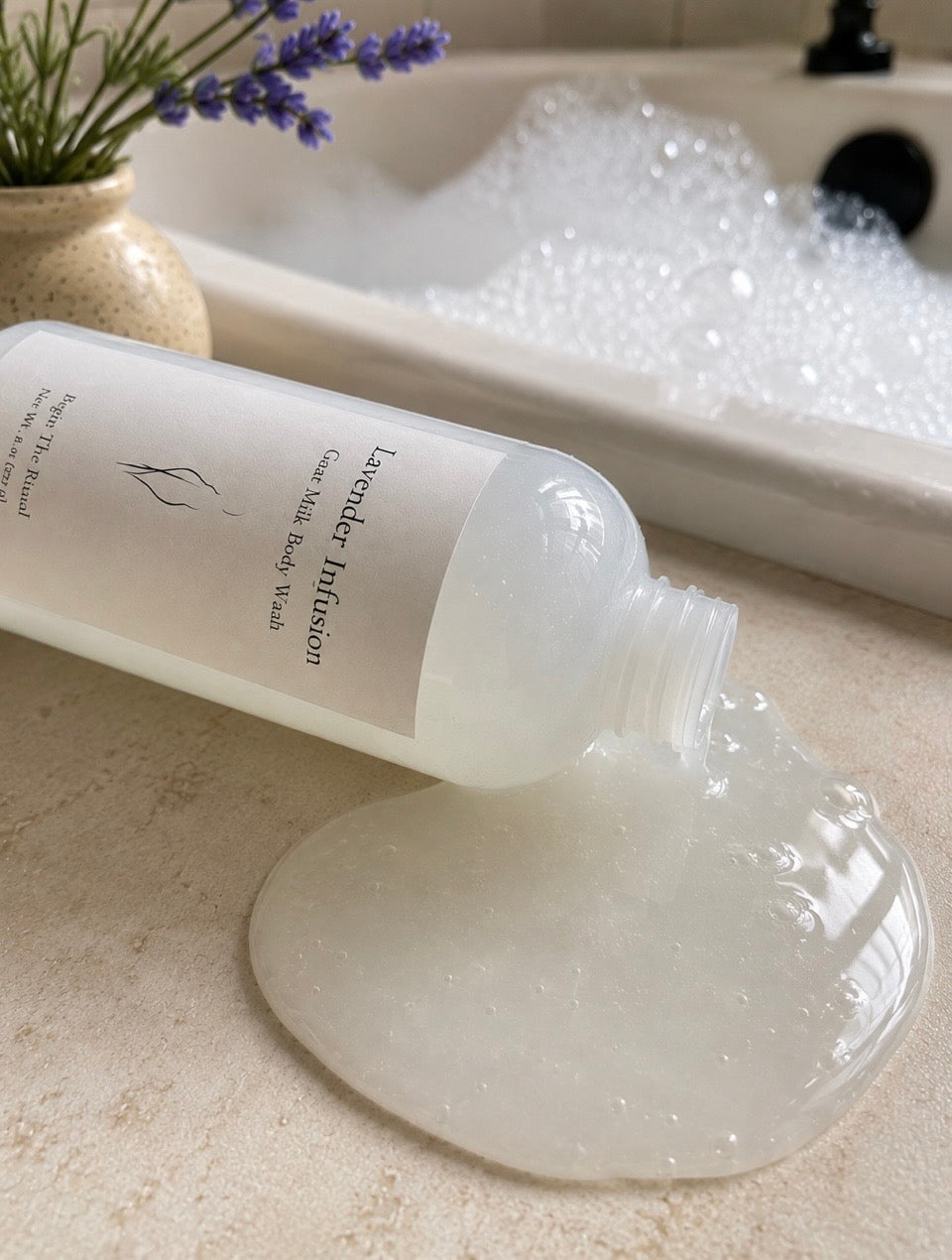 Lavender Infusion Silky Bubble Bath & Hydrating Daytime Lotion Set