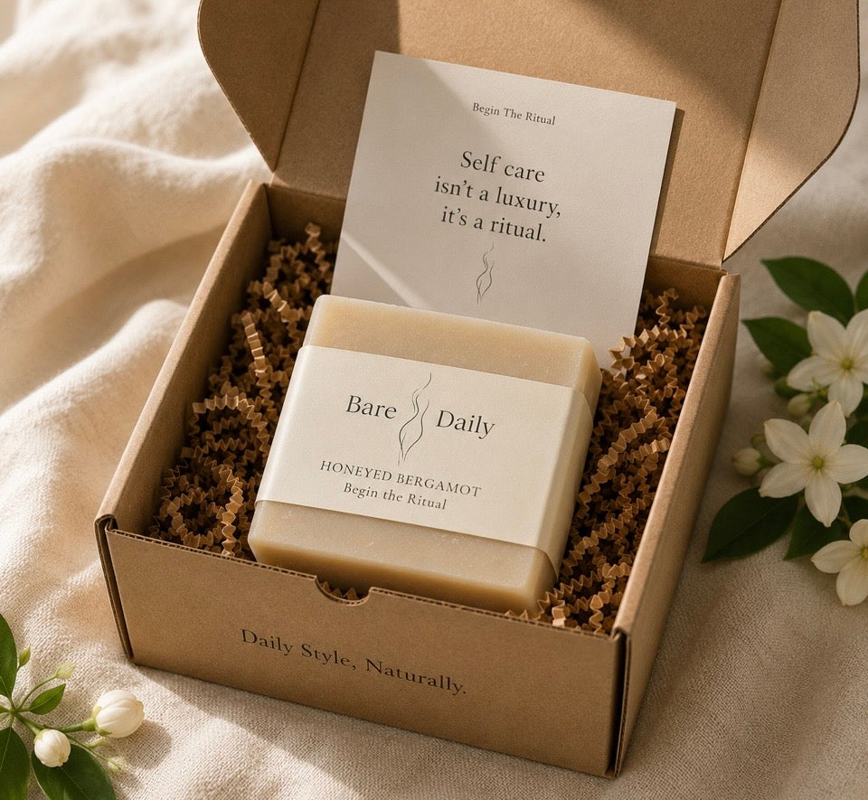 Honey Bergamot Heritage Soap | Traditional Lard Soap with Goat Milk & Honey