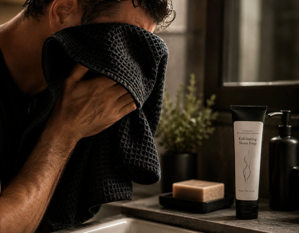 Waffle Weave Barber Towel for Shaving | Gentlemen’s Ritual