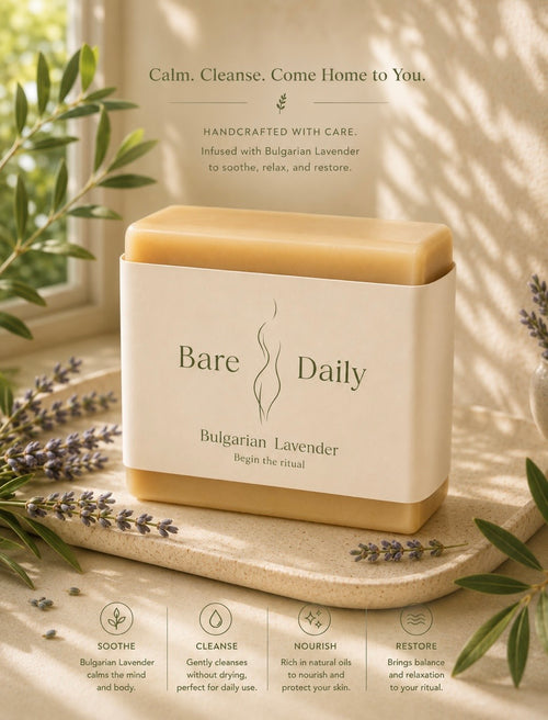 Bulgarian Lavender & Tamanu Ritual Pair (Save $6 + Complimentary Shipping on all U.S. Orders) — 2-Bar Premium Soap Bundle