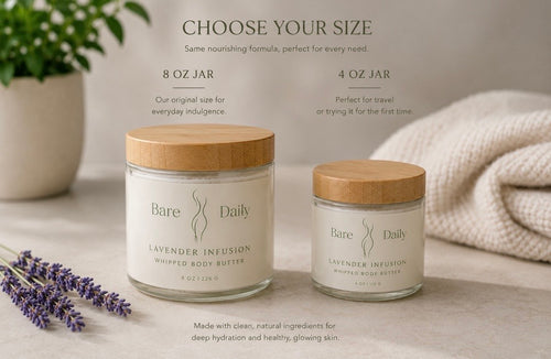 Bare Daily Lavender Infusion Whipped Body Butter — Goat Milk, Shea, Cocoa & Mango Butters