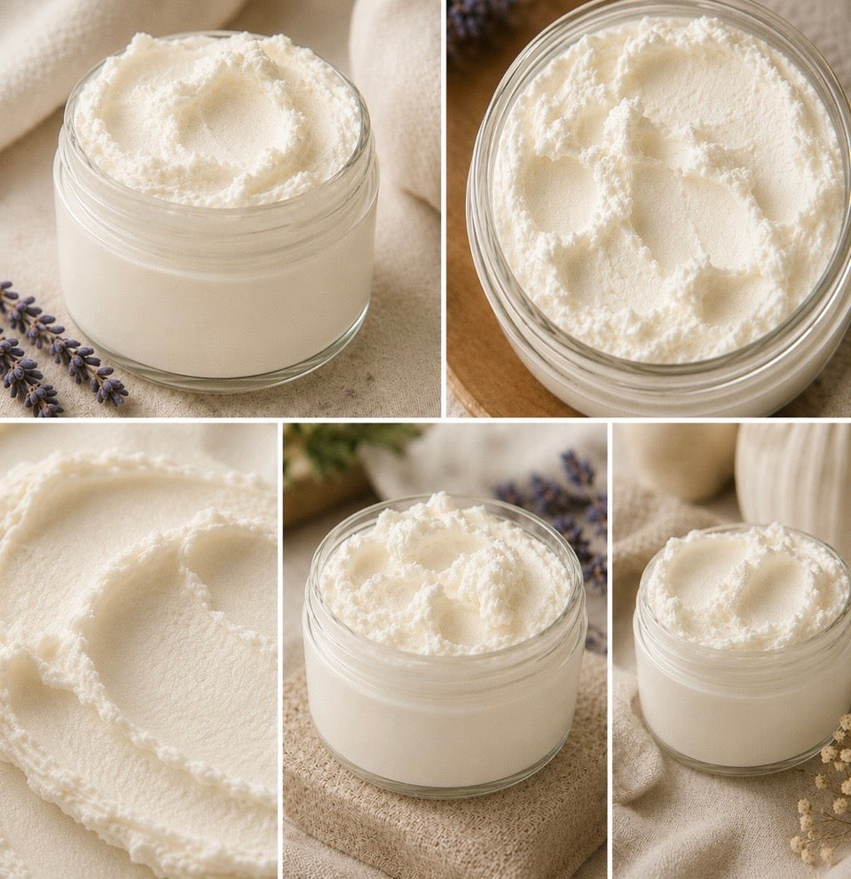 Bare Daily Lavender Infusion Whipped Body Butter — Goat Milk, Shea, Cocoa & Mango Butters