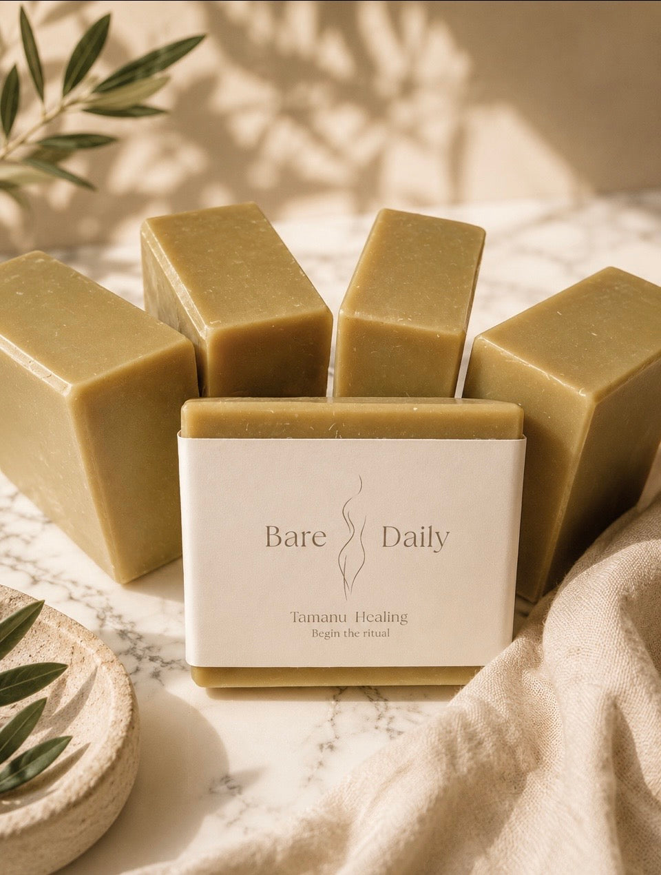 Tamanu & Gentlemen's Sandalwood Ritual Pair (Save $6 + Complimentary Shipping on all U.S. Orders)— 2-Bar Soap Bundle